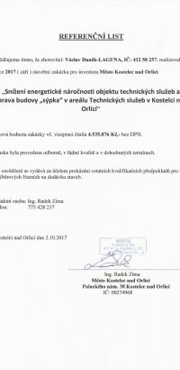 REFERENCE TS Kostelec