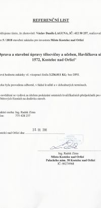 REFERENCE t  locvi  na Kostelec