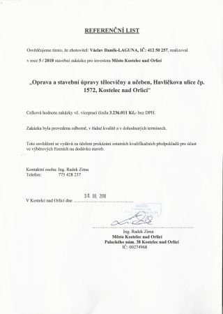 REFERENCE t  locvi  na Kostelec